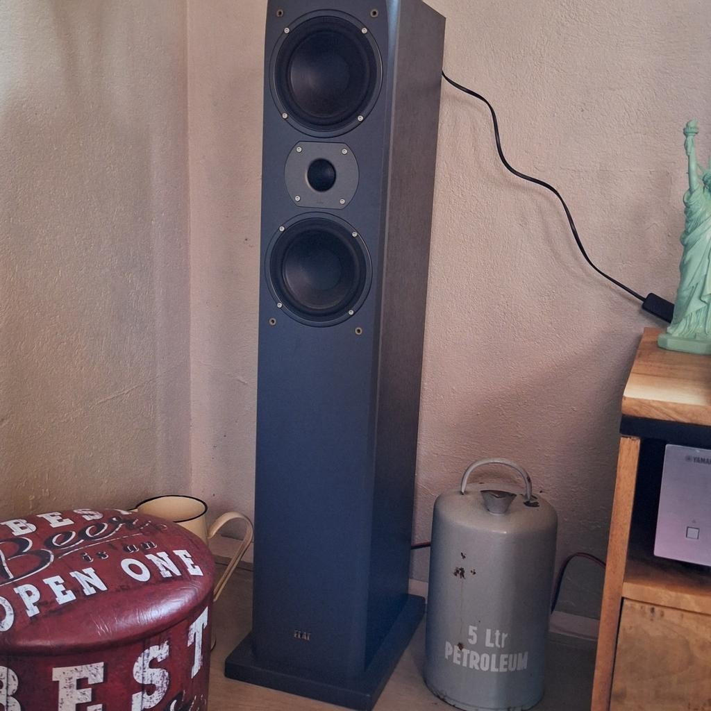 Elac fs 57, Audio, Tv en Foto, Luidsprekers, Zo goed als nieuw, 60 tot 120 watt, Front, Rear of Stereo speakers, Ophalen
