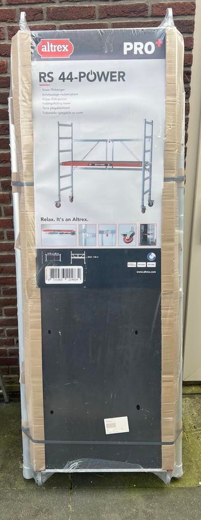Altrex Kamersteiger RS 44-POWER Nieuw, Ophalen, Nieuw, Rolsteiger of Kamersteiger, 2 tot 5 meter