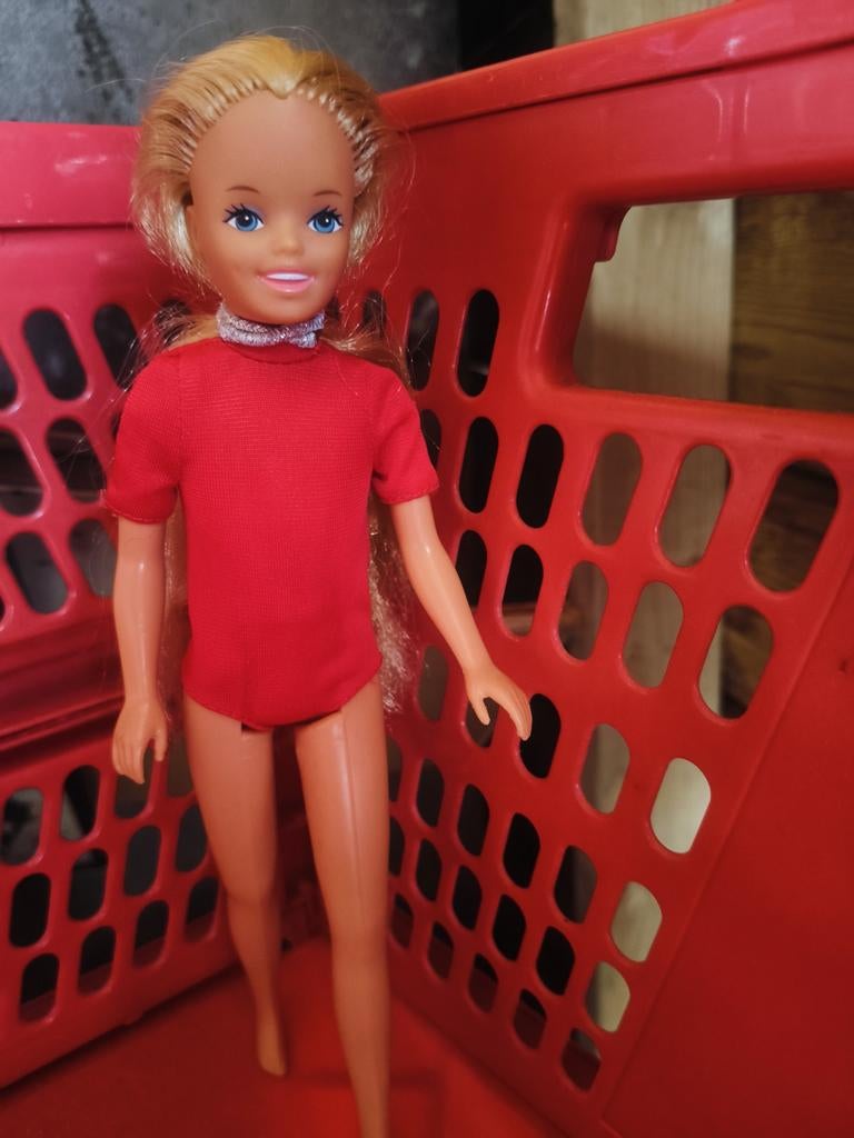 Barbie Tropical Skipper Pop Blond Tiener Mattel Jaren '80, Ophalen of Verzenden, Gebruikt, Barbie