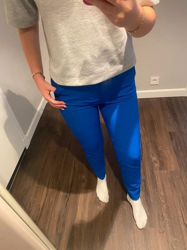 Kobaltblauwe slim fit broek My Jewellery – Maat XS, My Jewellery, Blauw, Ophalen of Verzenden, Zo goed als nieuw