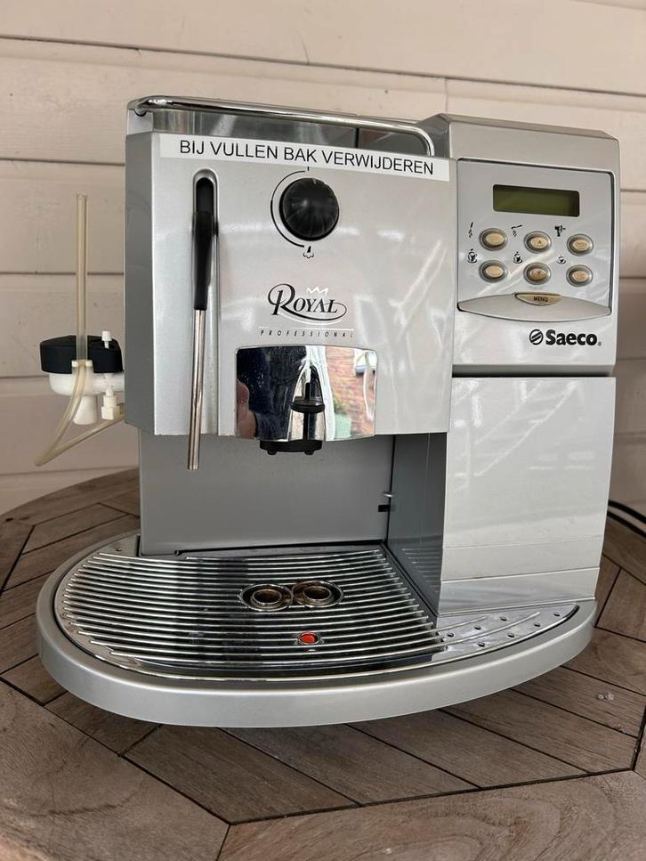 Saeco Royal Professional koffiemachine, Witgoed en Apparatuur, Gebruikt, Koffiemachine, Koffiebonen, Ophalen