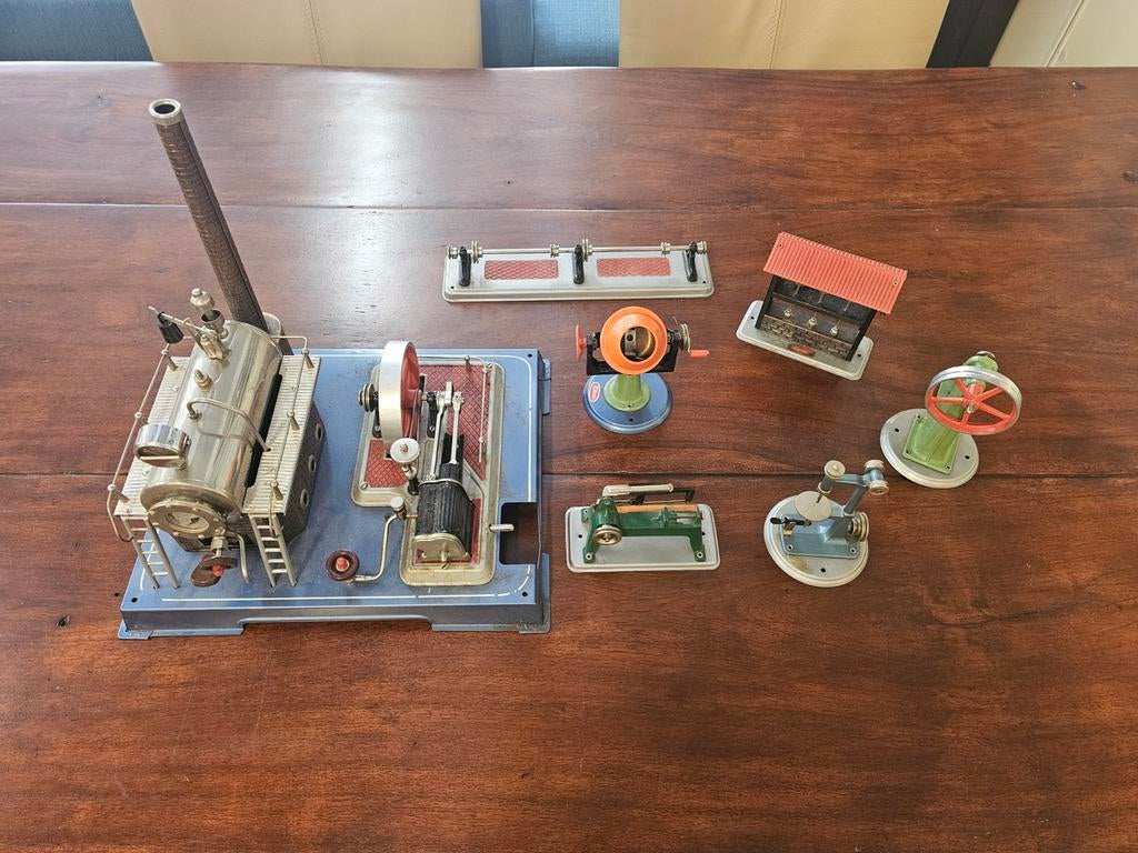 Wilesco D20 stoommachine en toebehoren, Antiek en Kunst, Antiek | Speelgoed, Ophalen of Verzenden