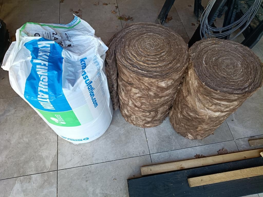 Knauf Naturoll 037 glaswol, Doe-het-zelf en Verbouw, Isolatie en Afdichting, Ophalen, Nieuw, Glaswol, 12 cm of meer