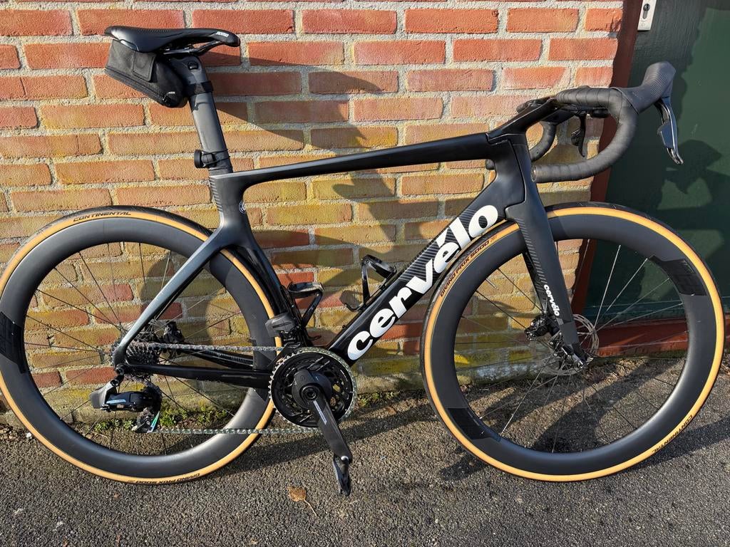 Cervélo S5 Maat 56 SRAM Force AXS met Powermeter, 28 inch, Carbon, Heren, Zo goed als nieuw
