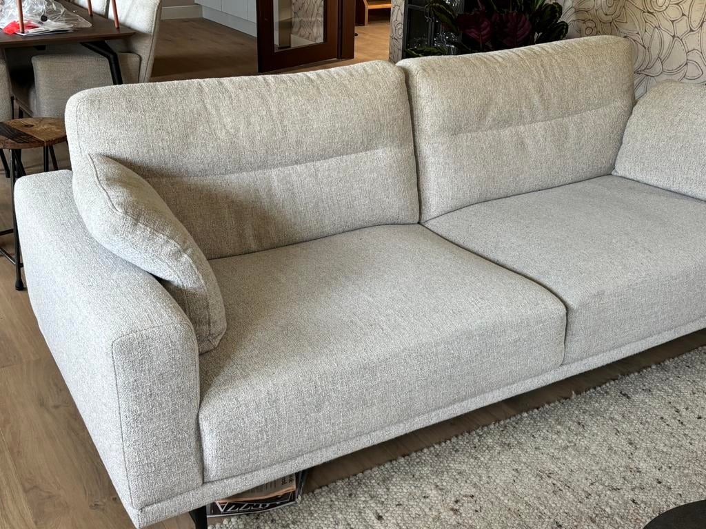 Te koop een 2,5 zits bank van montel, Ophalen, Gebruikt, Minder dan 75 cm, Driepersoons