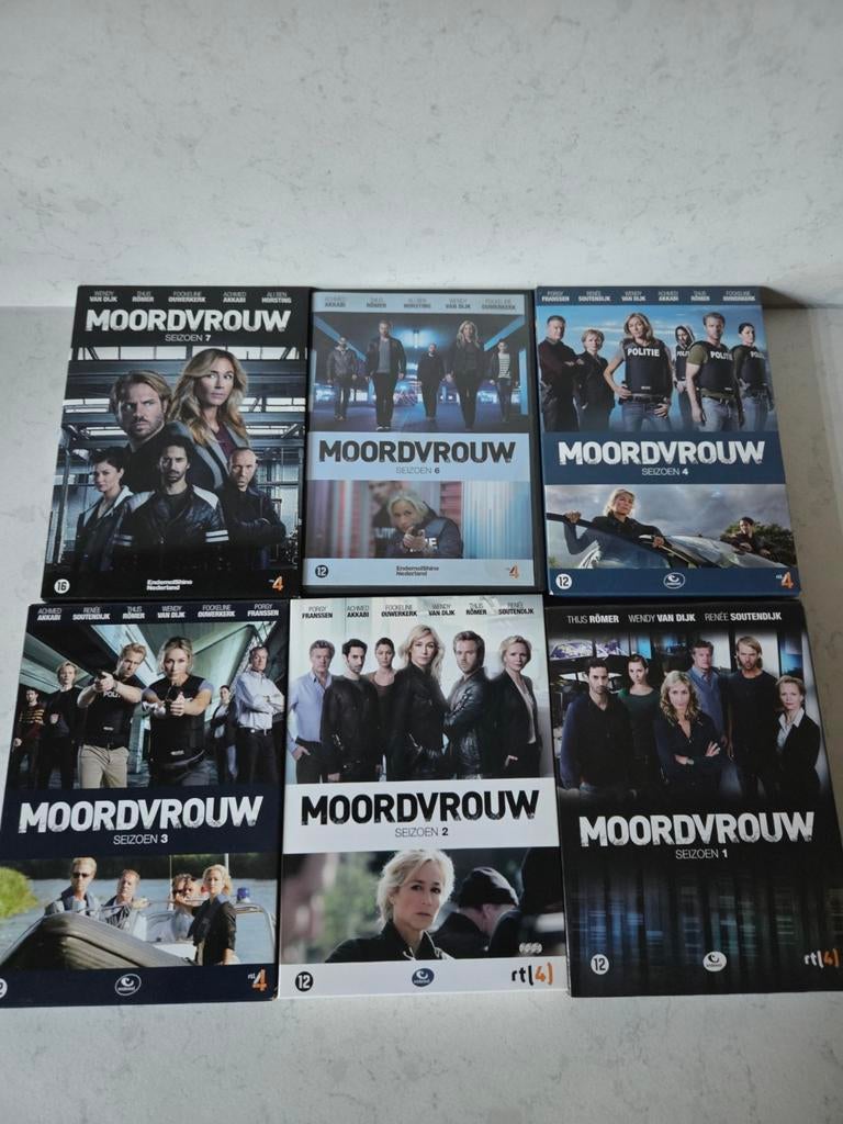 Moordvrouw - Seizoen 1 + 2 + 3 + 4 + 6 + 7, Cd's en Dvd's, Dvd's | Tv en Series, Alle leeftijden, Ophalen of Verzenden, Zo goed als nieuw