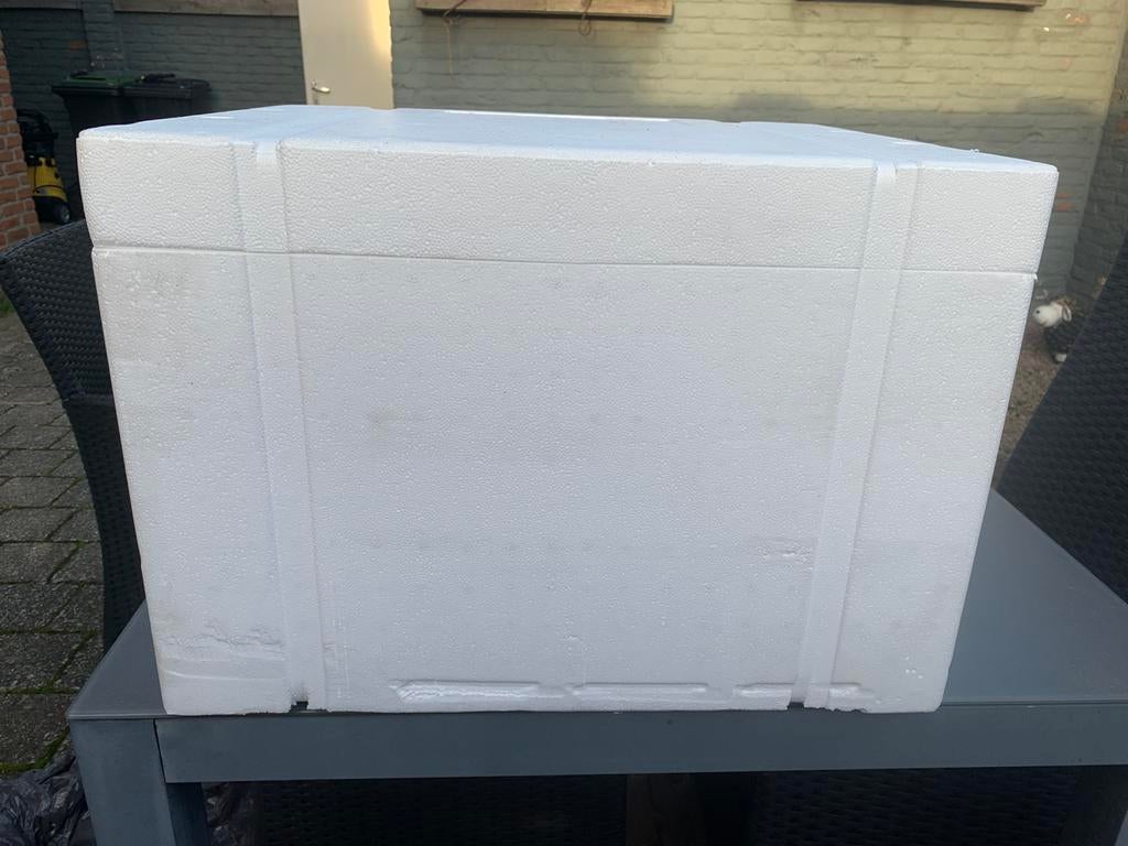 Te koop tempex dozen, Ophalen, Zo goed als nieuw, Krat, Minder dan 35 cm