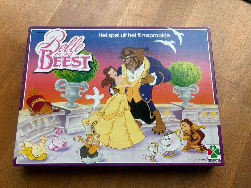 Disney's Belle en het Beest Bordspel - Selecta, Drie of vier spelers, Ophalen, Gebruikt