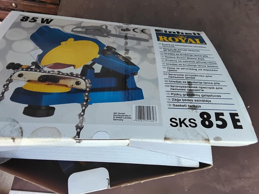 Kettingzaag Ketting Slijper - Slechts 1x gebruikt!, Ophalen, Zo goed als nieuw, Overige typen, Einhell