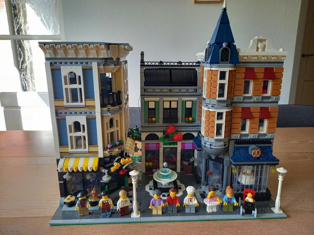 Lego Assembly square 10255 met verlichting!, Ophalen, Zo goed als nieuw, Complete set, Lego