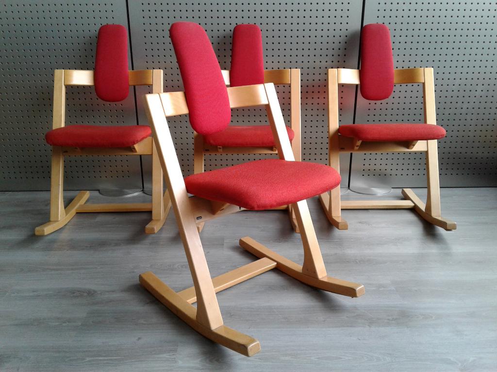 Set van 4x Stokke (Variér) Pendulum (Rood), Gebruikt!
