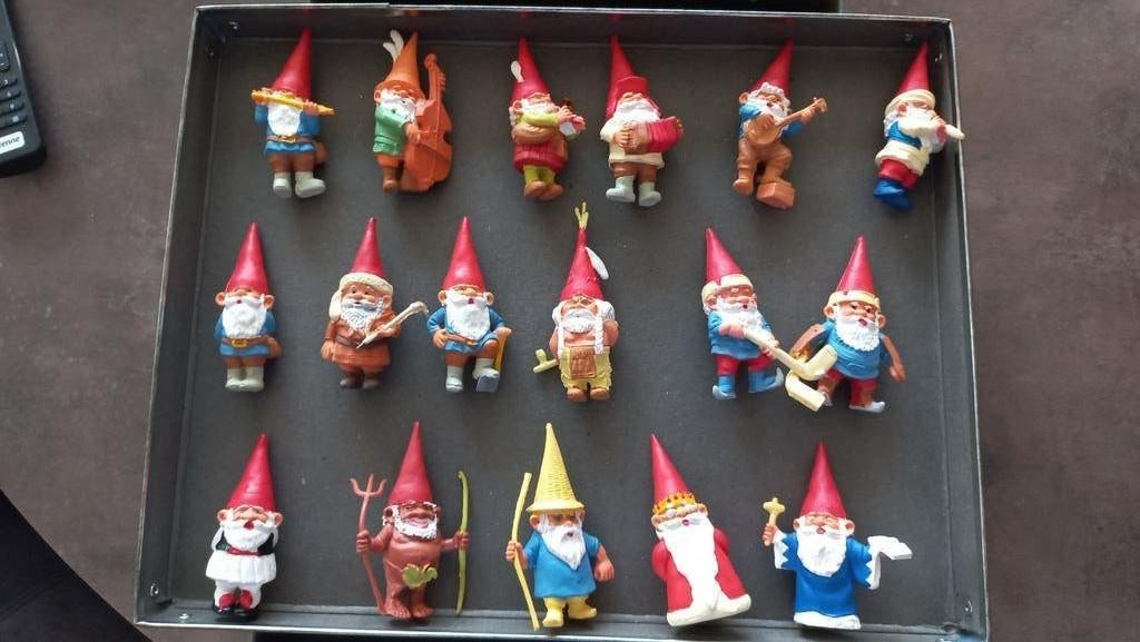 Rien Poortvliet rubberen kabouters per stuk te koop, Ophalen of Verzenden, Gebruikt