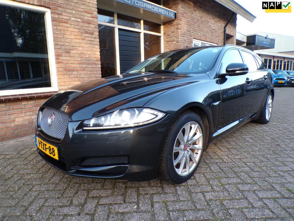 Jaguar XF Sportbrake 2.2D Automaat / Navi / Leder, Automaat, Euro 5, Achterwielaandrijving, Gebruikt
