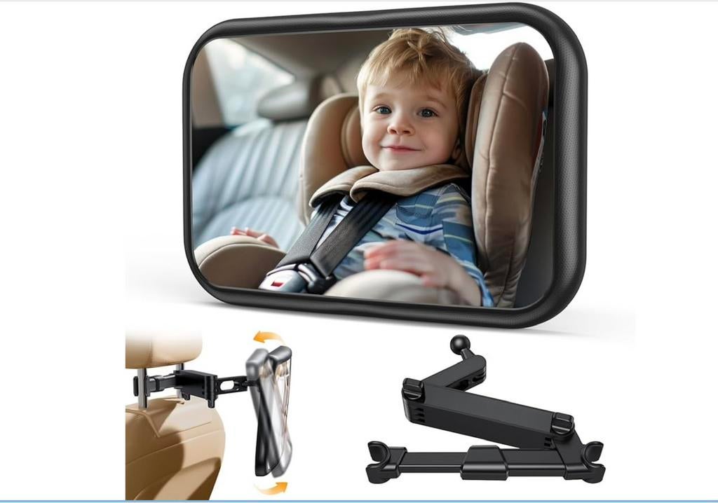 OMOTON Baby Autospiegel 360 graden verstelbaar Nieuw in doos, Ophalen of Verzenden, Nieuw