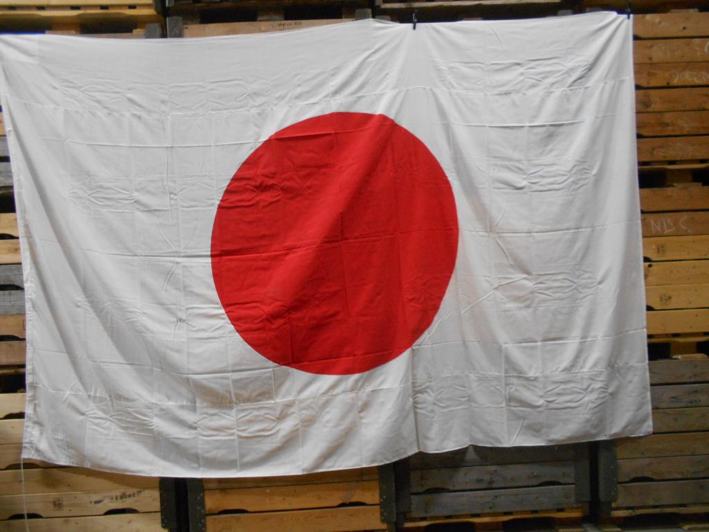 Scheepsvlag Shipmate vlag Japan Ca 200x300 cm, Diversen, Vlaggen en Wimpels, Zo goed als nieuw, Ophalen of Verzenden