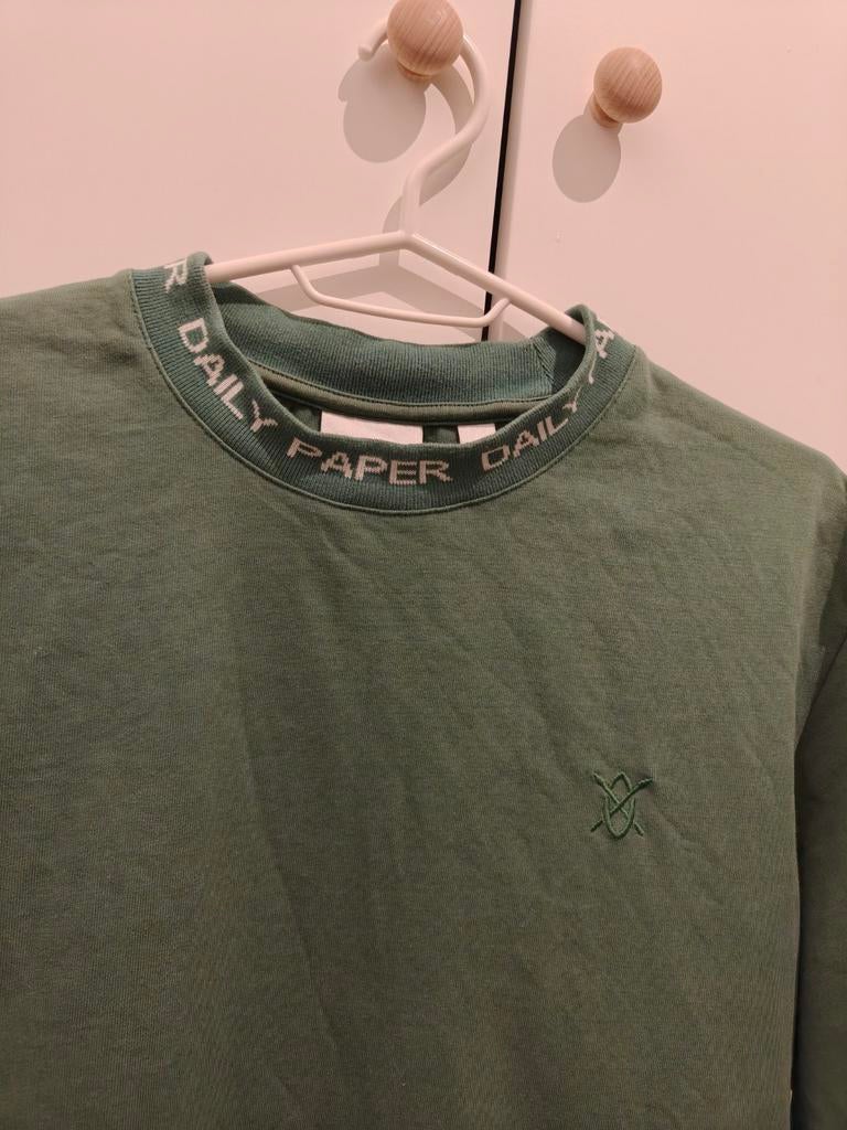 Daily Paper Maat M Groene Shirt t-shirt Origineel, Ophalen of Verzenden, Zo goed als nieuw, Groen