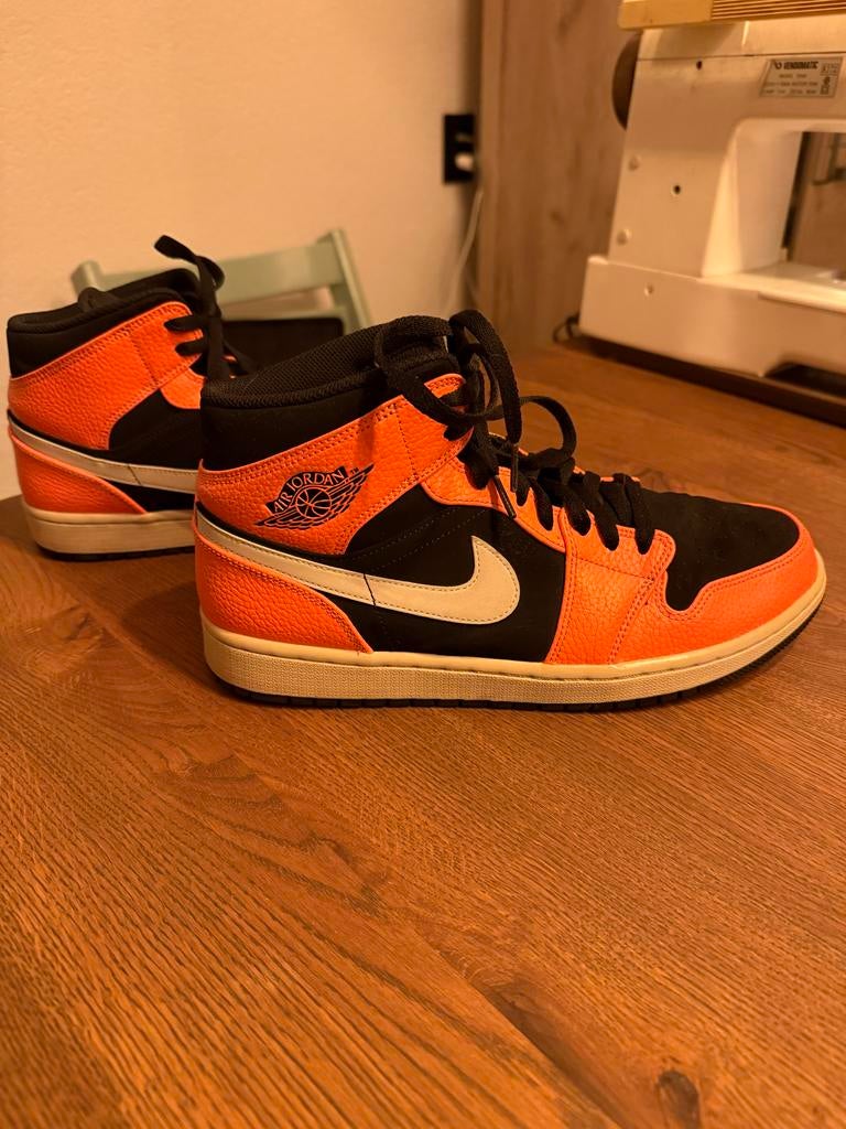 Nike Air Jordan 1, maat 44, Kleding | Heren, Schoenen, Ophalen of Verzenden, Gedragen, Overige kleuren, Sneakers of Gympen