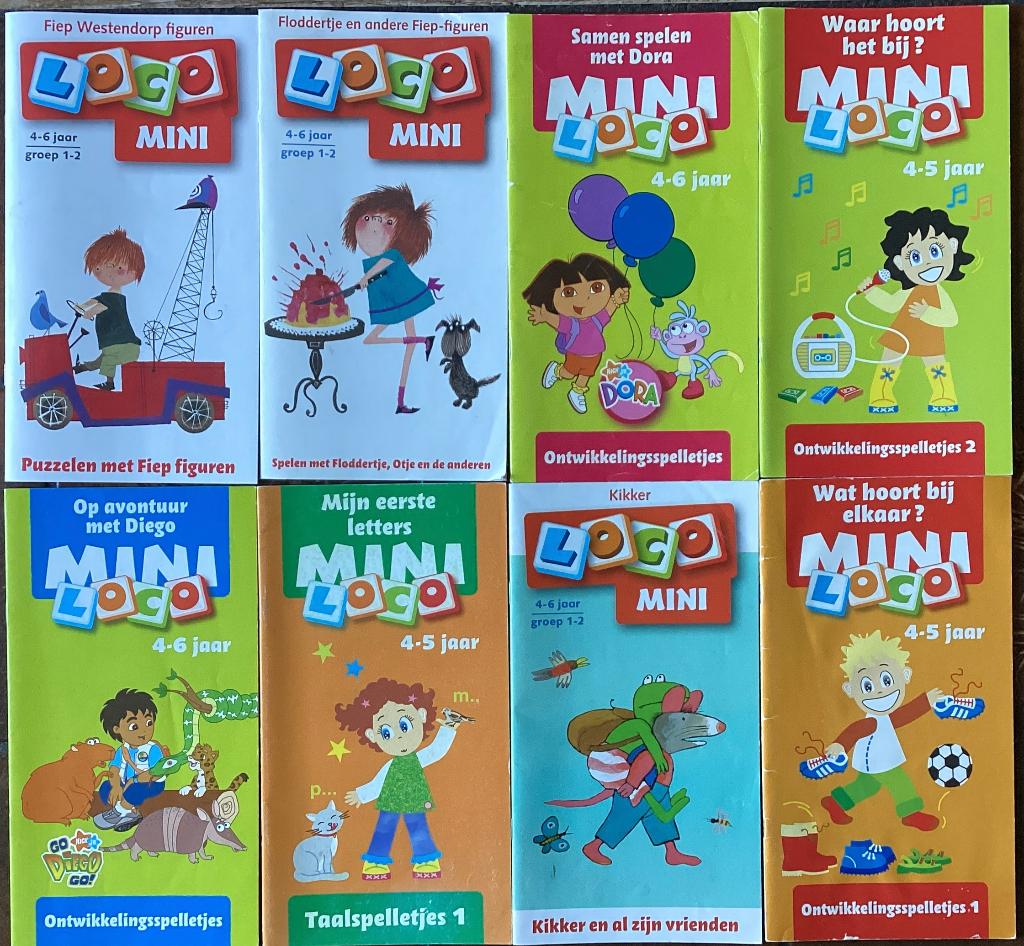 Mini loco boekjes, 3,50 euro per boekje, Kinderen en Baby's, Speelgoed | Educatief en Creatief, Ophalen of Verzenden, Zo goed als nieuw
