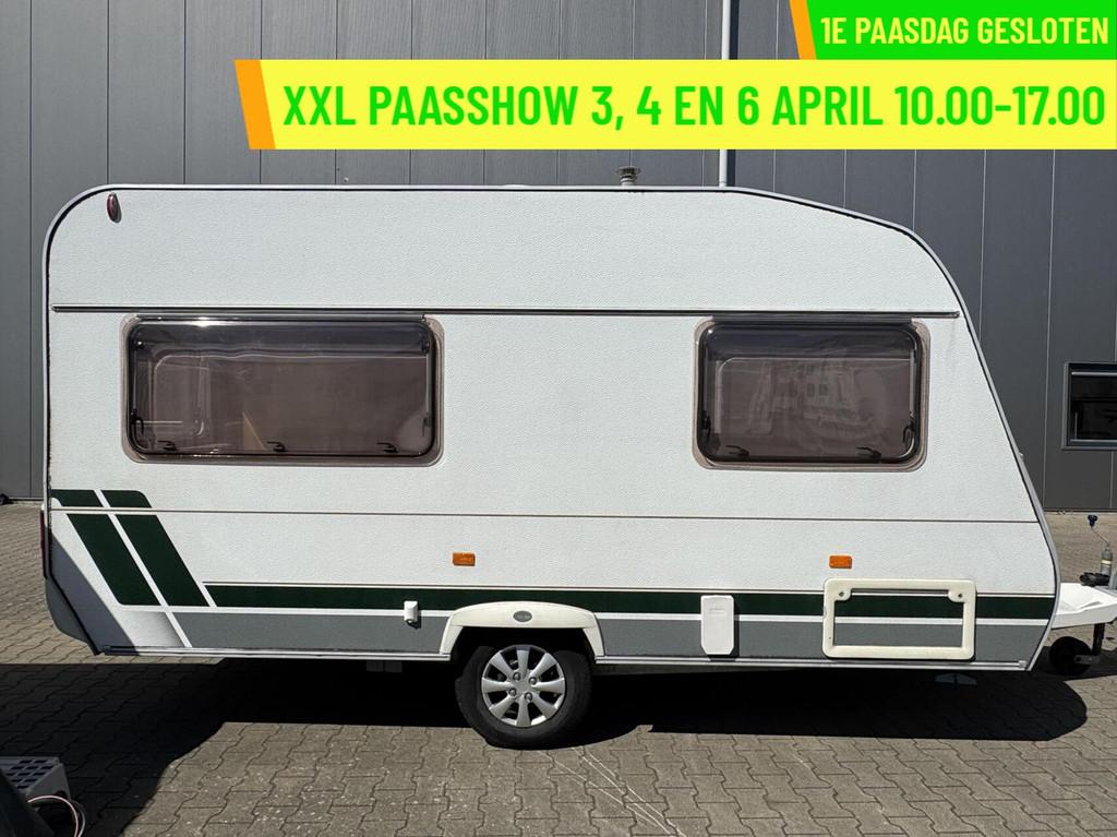 Lunar CHATEAU 400, KOELKAST, KACHEL BOILER, TOILER,WASTAFEL, Caravans en Kamperen, Chateau, Bedrijf, 750 - 1000 kg, 6 tot 7 meter