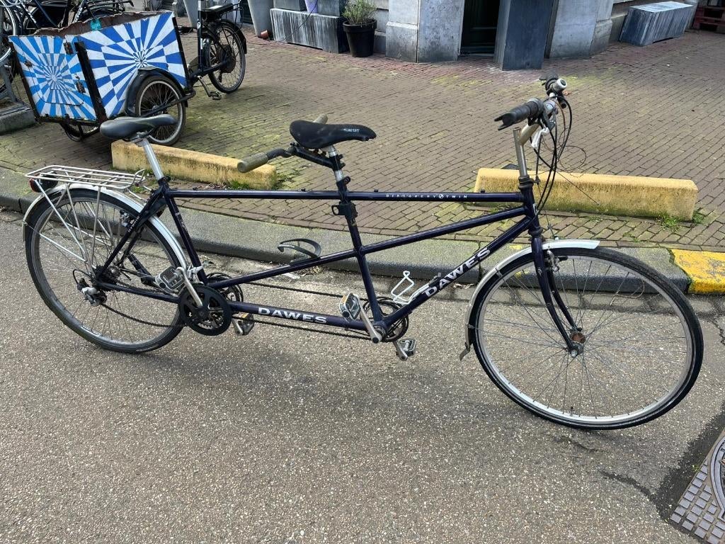 Tandem fiets, Fietsen en Brommers, Fietsen | Tandems, Zo goed als nieuw, 10 tot 15 versnellingen, 55 cm of meer, Ophalen