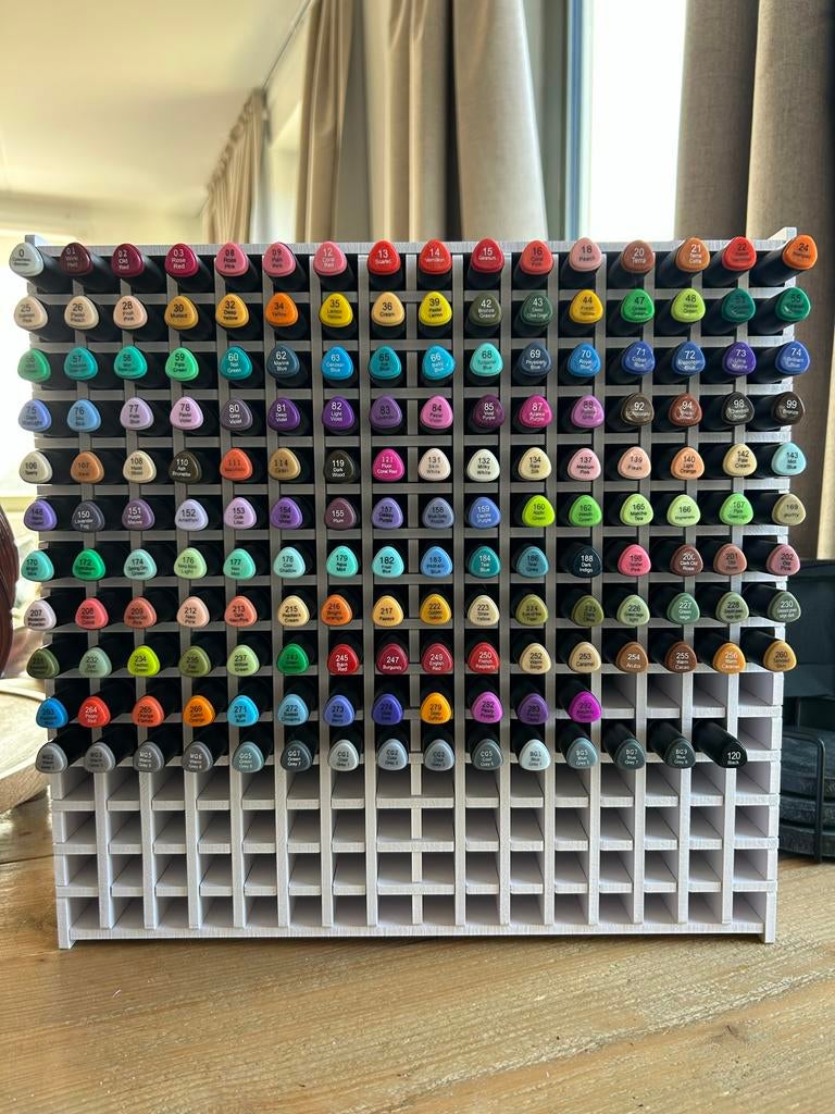 Decotime alcohol Twin markers set met houders en dubbele, Hobby en Vrije tijd, Tekenen, Ophalen, Gebruikt, Potlood of Stift