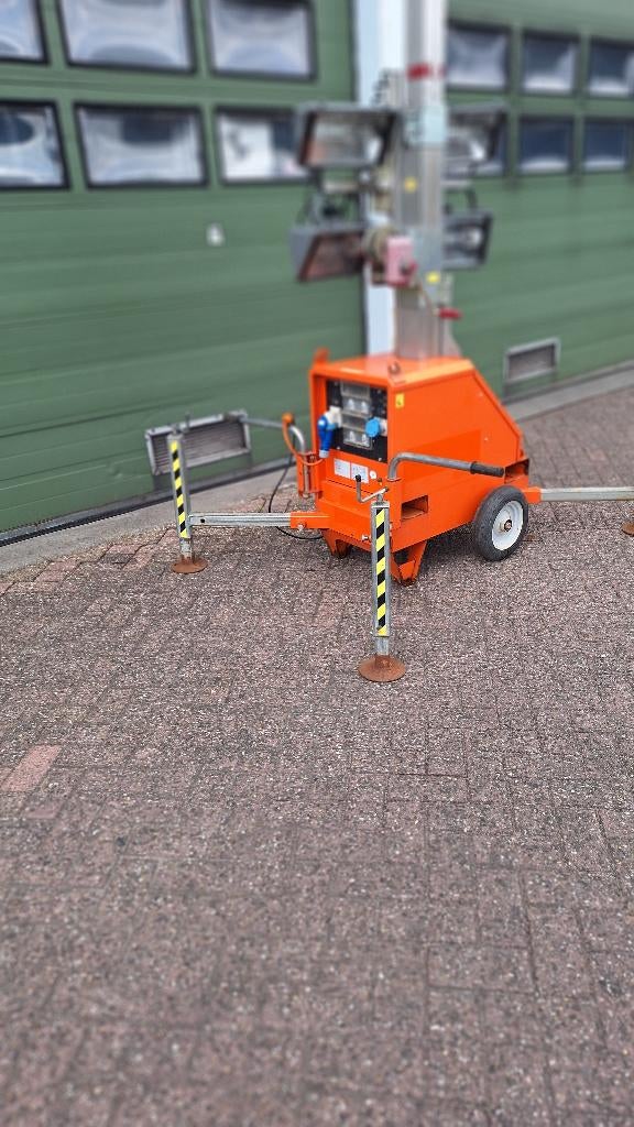 Lichtmast 230V 4x400W HQI Towerlight, Linktower HQI, Ophalen, Gebruikt, Overige typen, Industriepark 2a 9351PA Leek