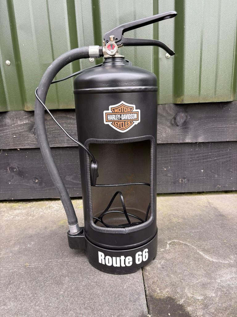 Harley Davidson brandblusserlamp, Huis en Inrichting, Ophalen, Gebruikt