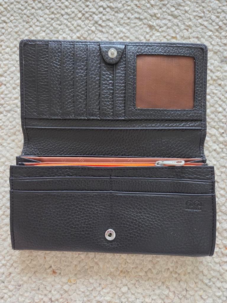 GiGi Fratelli portemonnee, Sieraden, Tassen en Uiterlijk, Ophalen of Verzenden, Zo goed als nieuw, Zwart, Leer