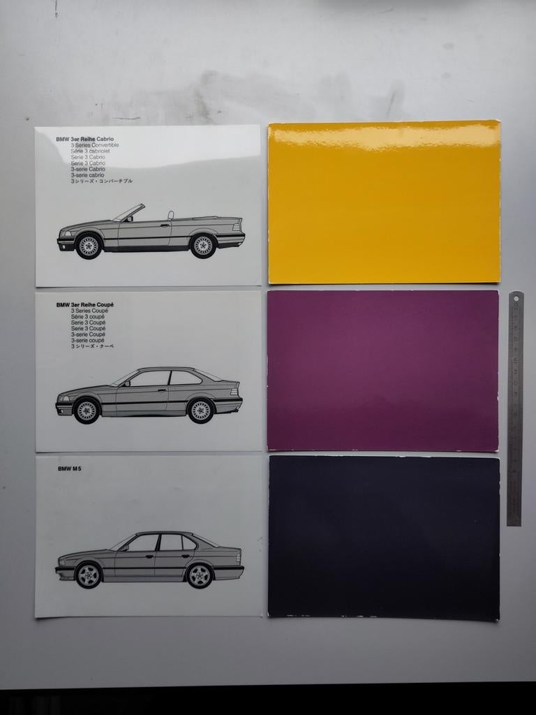 BMW 3-Series M5 persfoto 3x (270) Cabrio Coupé, Auto diversen, Handleidingen en Instructieboekjes, Ophalen of Verzenden