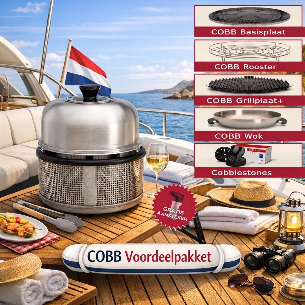COBB Premier Air BBQ incl. Accessoires | Gratis Cadeaupakket, Ophalen of Verzenden, Nieuw, Kombuis en Sanitair