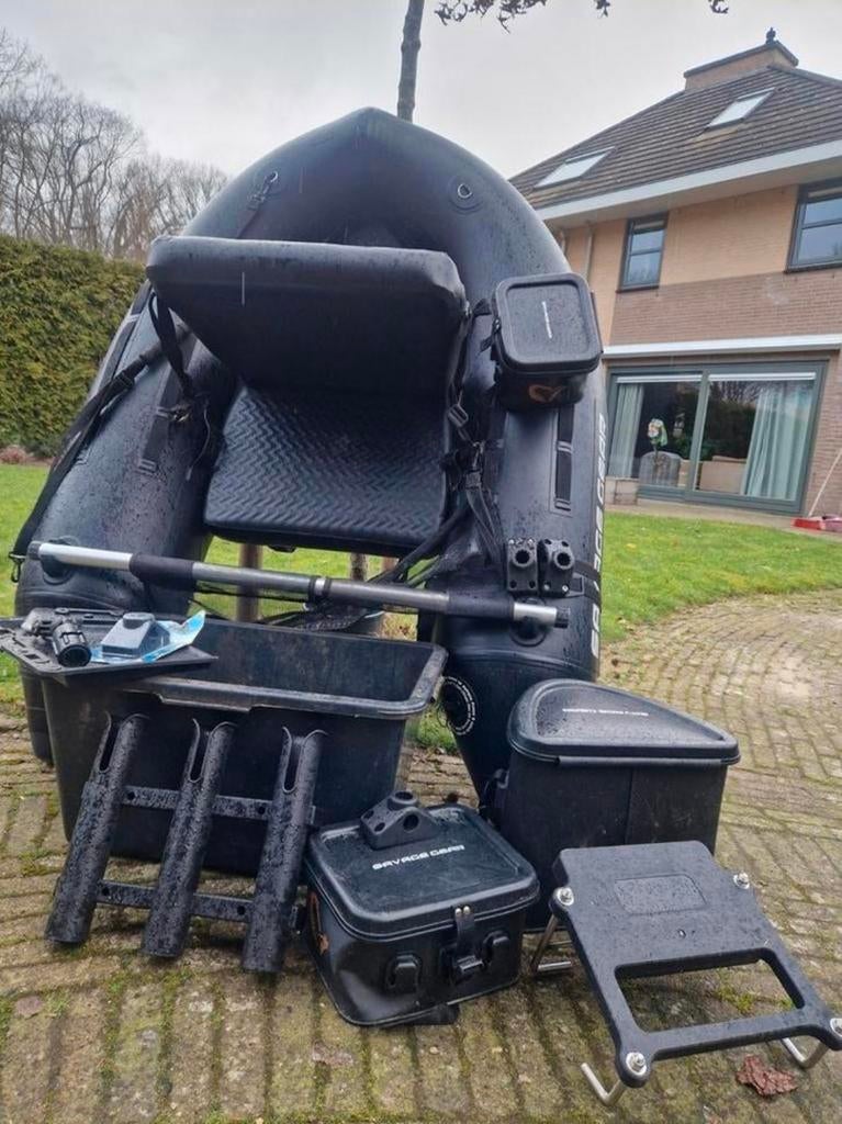 Savage gear 150 bellyboat, Watersport en Boten, Hengelsport | Roofvissen, Gebruikt, Overige typen, Ophalen