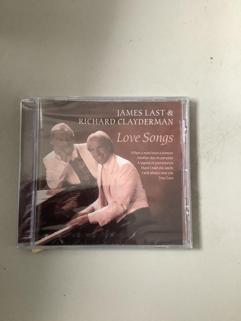 James last & richard Clayderman,love songs (splinternieuw), Verzenden, Zo goed als nieuw
