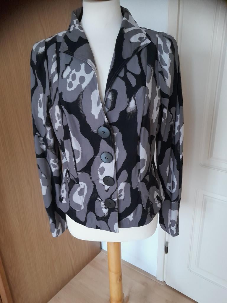 Blazer jasje van Moq maat 42 travelstof ., Verzenden, Maat 42/44 (L), Moq, Zo goed als nieuw