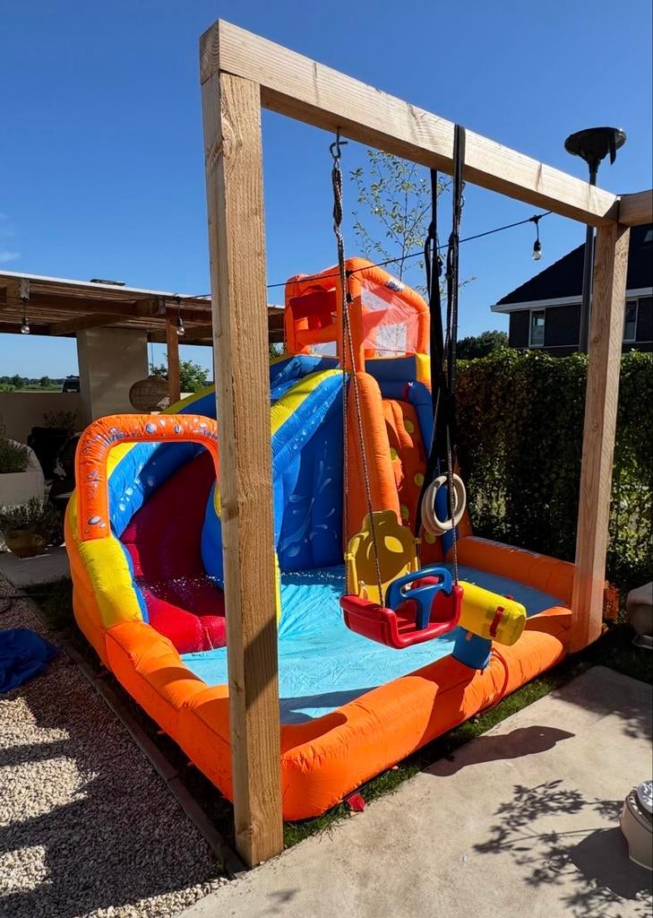 Bestway H2OGO! Opblaasbaar waterpark springkussen, Ophalen, Zo goed als nieuw