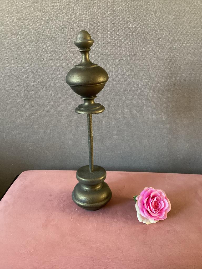 Decoratieve bronzen ornament pinakel stoer sober landelijk, Ophalen of Verzenden