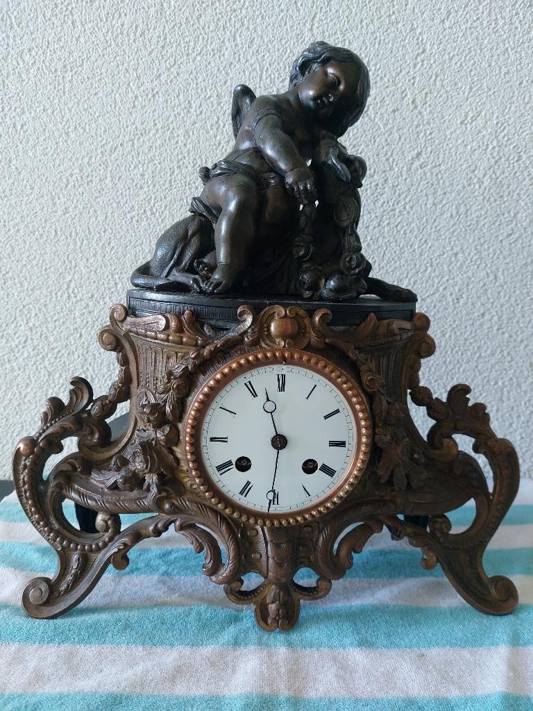 Franse - Pendule met slagwerk., Antiek en Kunst, Antiek | Klokken, Ophalen