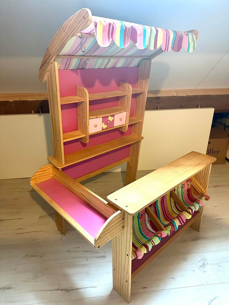 Houten Snoepwinkel, Ophalen of Verzenden, Gebruikt, Poppenhuis