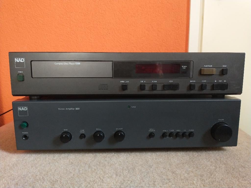 NAD 302 & NAD 5320, Audio, Tv en Foto, Stereo-sets, Zo goed als nieuw, Cd-speler, Overige merken, Ophalen of Verzenden