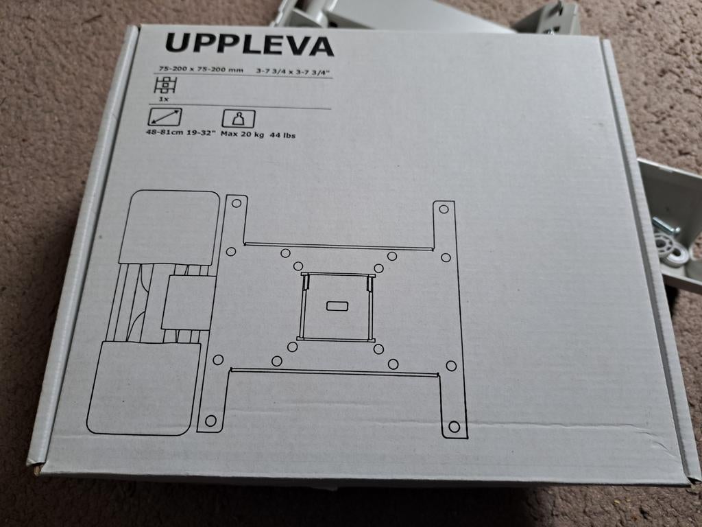 IKEA UPPLEVA - TV steun muur 19-32inch, Ophalen of Verzenden, Gebruikt