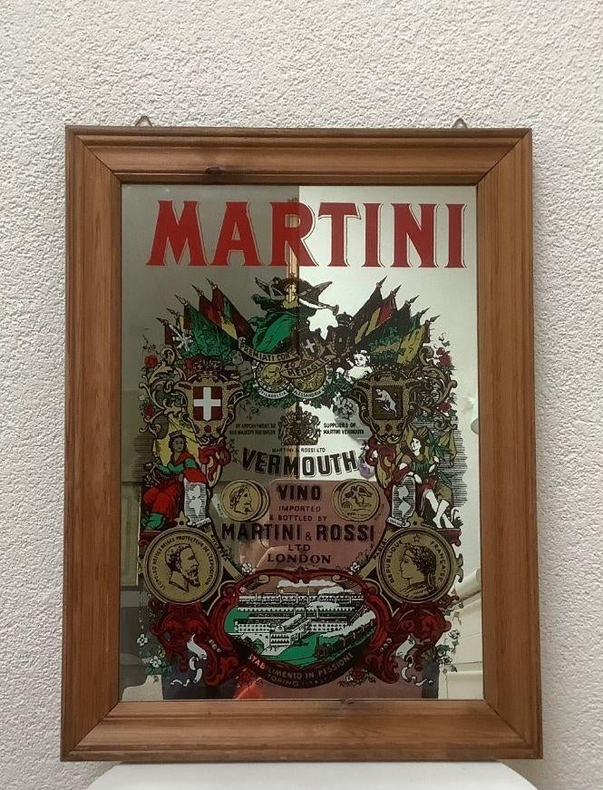 Mooie spiegels Coca Cola en Martini. Súper voor thuisbar etc, Huis en Inrichting, Woonaccessoires | Spiegels, Zo goed als nieuw