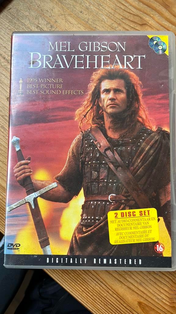 Braveheart, Cd's en Dvd's, Vanaf 9 jaar, Ophalen of Verzenden, Gebruikt