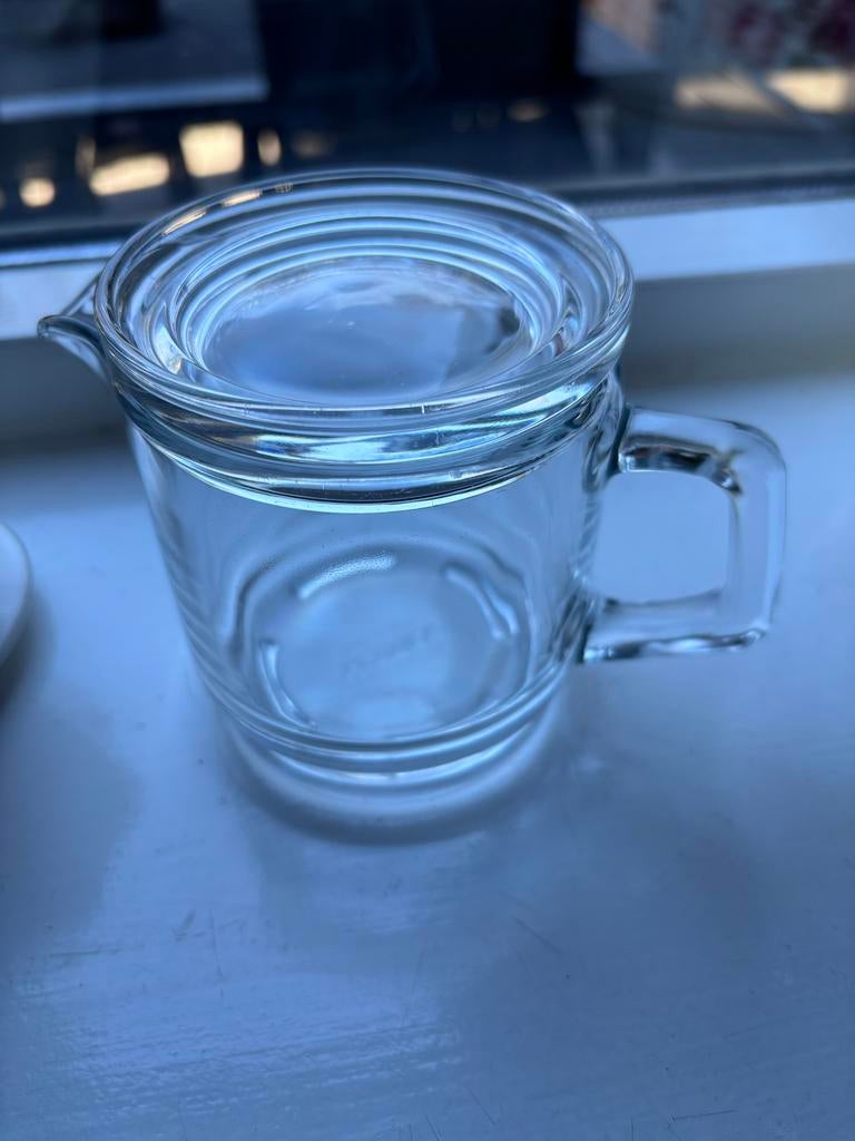 Pickwick theepotje van glas met deksel, Theepot/fluitketel, Glas, Ophalen of Verzenden, Zo goed als nieuw