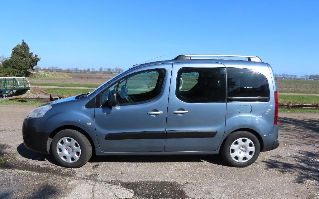 Peugeot Partner 1.6 16V 80KW Tepee 2008 Grijs, Voorwielaandrijving, Stof, 1402 kg, Zwart