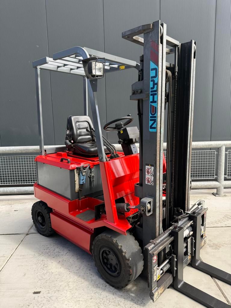 NICHIYU FB15P 1500KG DUPLO 3.30M 7200UUR + VORKVERSTELLER, Heftruck, Ophalen of Verzenden, 1000 tot 2000 kg, Linde Toyota Hyster Komatsu Nissan jungheinrich Still Crown Tcm