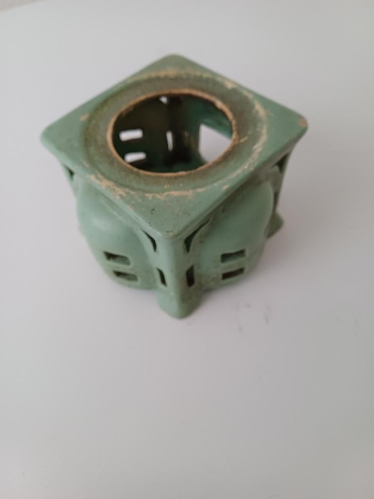 Oude theelichtje  uit grootmoeders  tijd, Ophalen of Verzenden