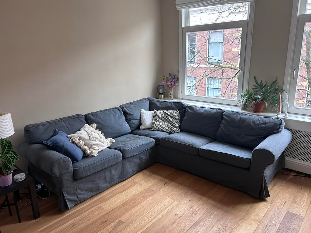 Ikea Ektorp 4-zits bank, Ophalen, 250 tot 300 cm, Gebruikt, Hoekbank