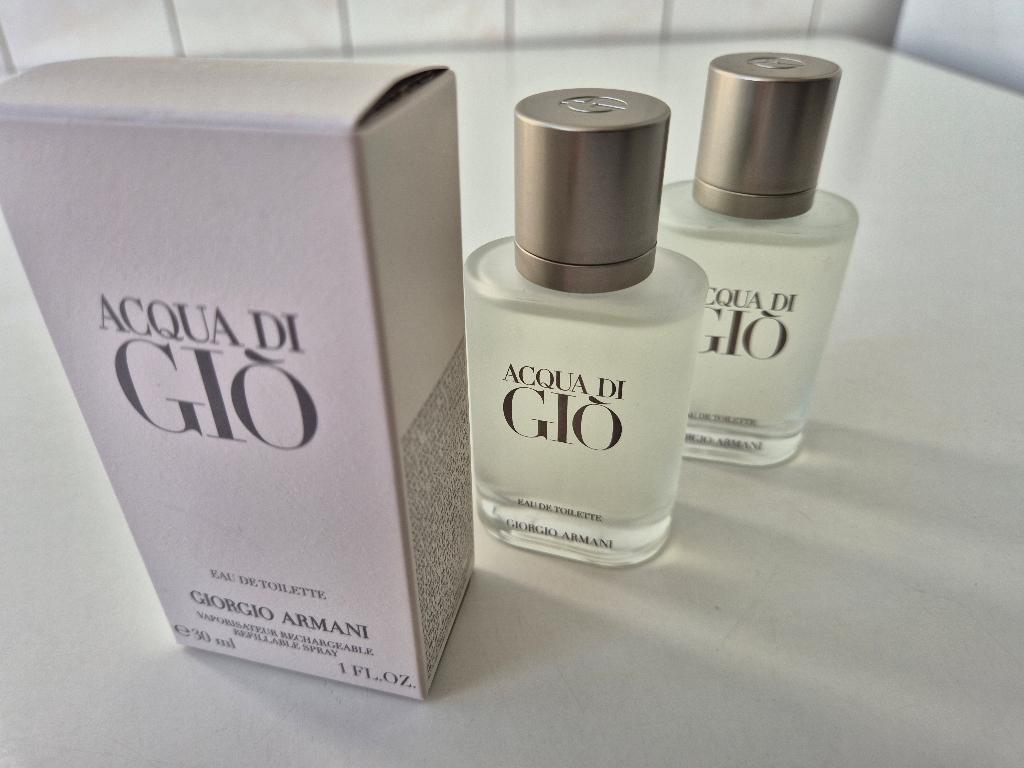 Armani Acqua Di Giò Eau de Toilette 30 ml Refillable Nieuw!, Ophalen of Verzenden, Nieuw