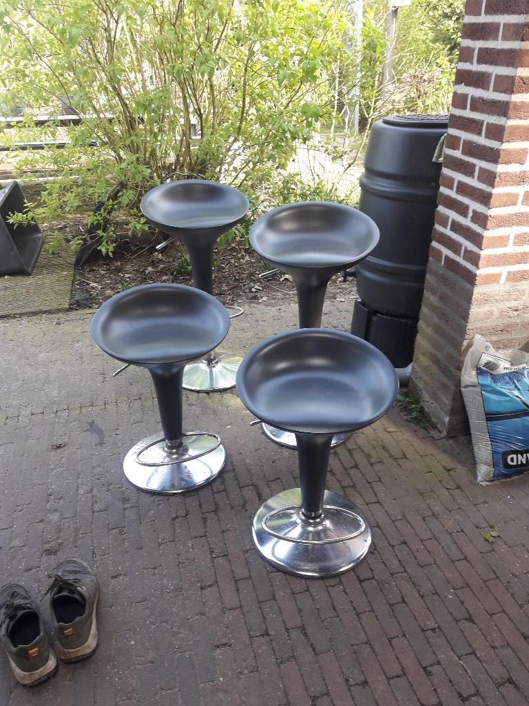 barkrukken, Gebruikt, In hoogte verstelbaar, 60 tot 90 cm, Ophalen of Verzenden