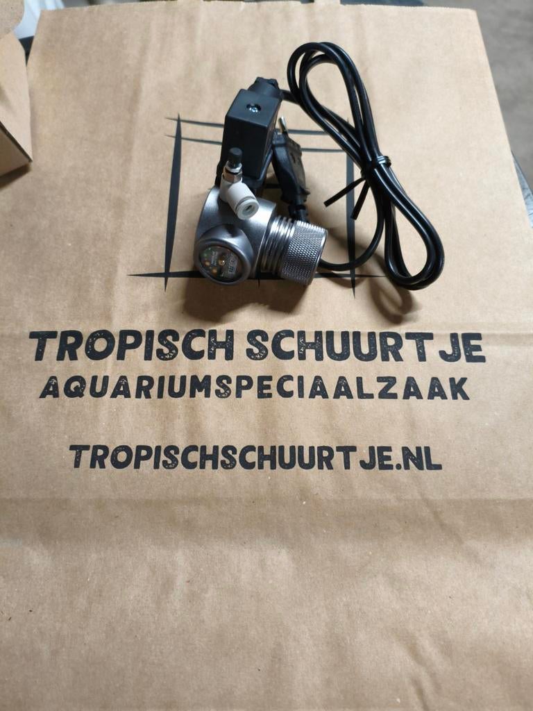 Co2 meter met magnetventiel, Ophalen of Verzenden, Filter of Co2