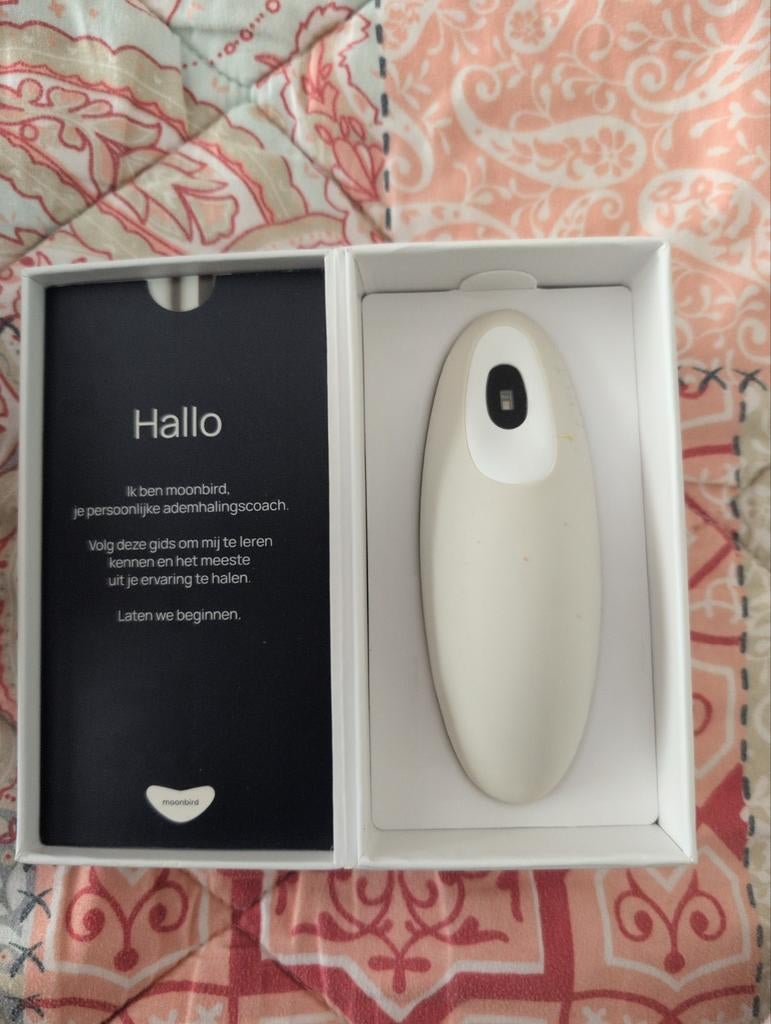 Moonbird Soft White - Persoonlijke Ademhalingscoach, Ophalen of Verzenden, Nieuw